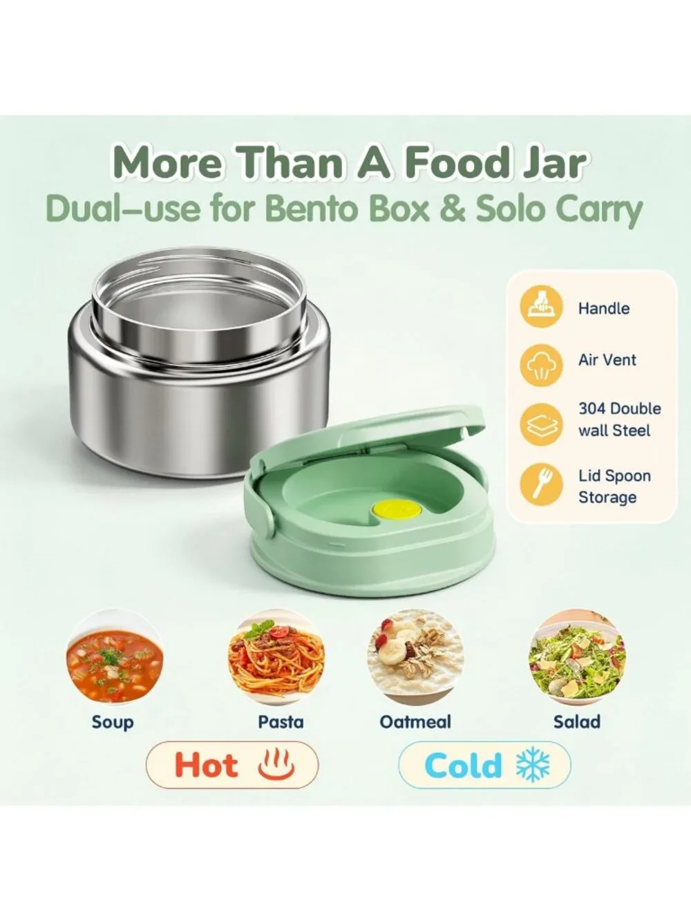Leak-Proof Kids Bento Box & Insulated 9oz Food Jar - Perfect Lunch Container!